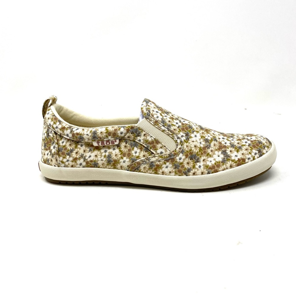 Taos Dandy Natural Floral Multi Loafers Slip-On Comfort Shoes Size 6 Medium